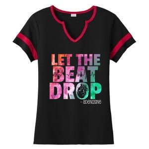 Funny Doctor Nurse Let The Beat Drop Adenosine Ladies Halftime Notch Neck Tee