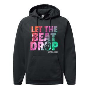 Funny Doctor Nurse Let The Beat Drop Adenosine Performance Fleece Hoodie