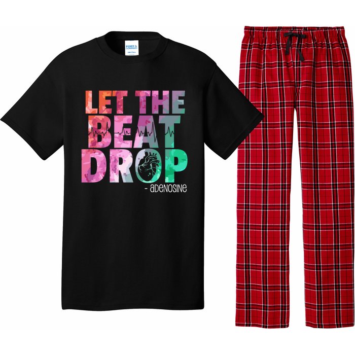 Funny Doctor Nurse Let The Beat Drop Adenosine Pajama Set