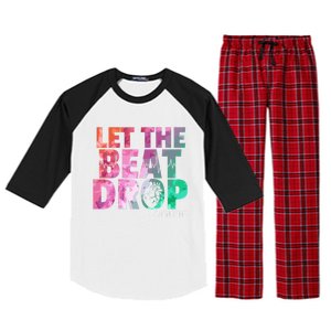 Funny Doctor Nurse Let The Beat Drop Adenosine Raglan Sleeve Pajama Set