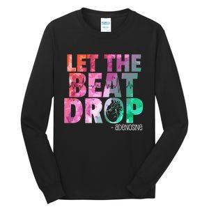 Funny Doctor Nurse Let The Beat Drop Adenosine Tall Long Sleeve T-Shirt