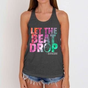 Funny Doctor Nurse Let The Beat Drop Adenosine Women's Knotted Racerback Tank