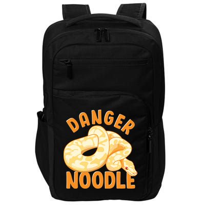 Funny Danger Noodle Snake Boy Snakes Meme Ball Python Impact Tech Backpack