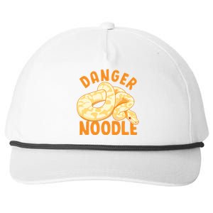 Funny Danger Noodle Snake Boy Snakes Meme Ball Python Snapback Five-Panel Rope Hat