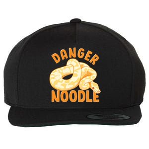 Funny Danger Noodle Snake Boy Snakes Meme Ball Python Wool Snapback Cap