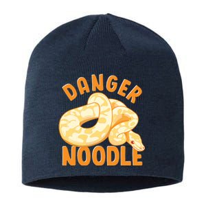 Funny Danger Noodle Snake Boy Snakes Meme Ball Python Sustainable Beanie