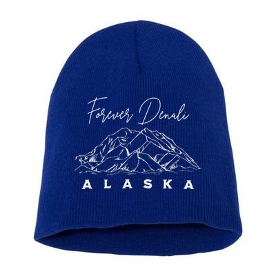 Forever Denali National Park Alaska Short Acrylic Beanie