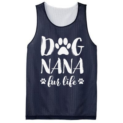 Funny Dog Nana Fur Life Funny Dog Lover Gift Mothers Day Mesh Reversible Basketball Jersey Tank