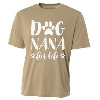 Funny Dog Nana Fur Life Funny Dog Lover Gift Mothers Day Cooling Performance Crew T-Shirt