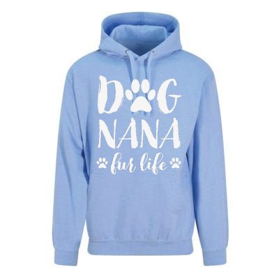 Funny Dog Nana Fur Life Funny Dog Lover Gift Mothers Day Unisex Surf Hoodie