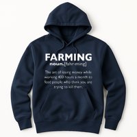 Farming Definition Noun Gift Funny Farmer Gift Hoodie