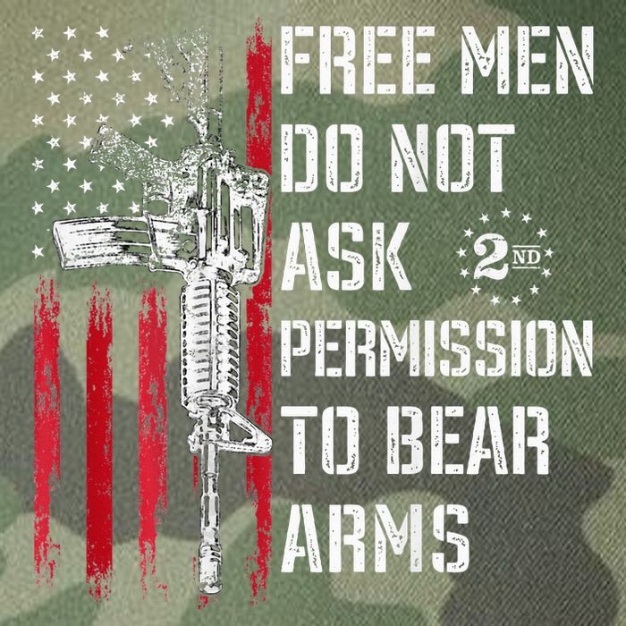 Free Do Not Ask Permission To Bear Arms Legacy Tie Dye Trucker Hat