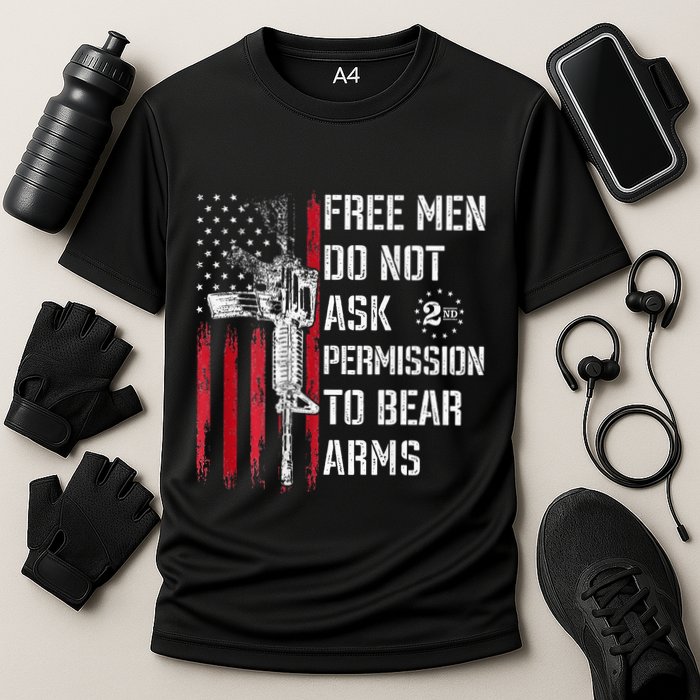 Free Do Not Ask Permission To Bear Arms Performance Shirt