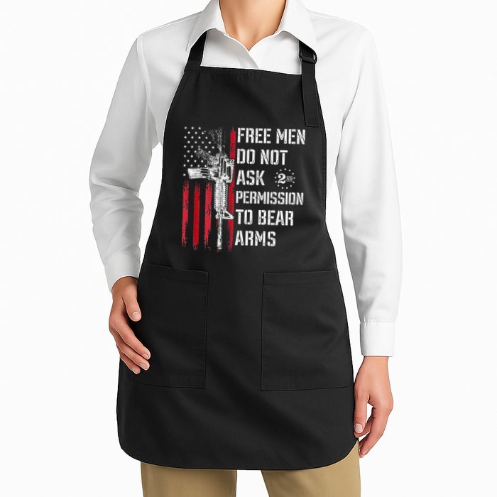 Free Do Not Ask Permission To Bear Arms Apron