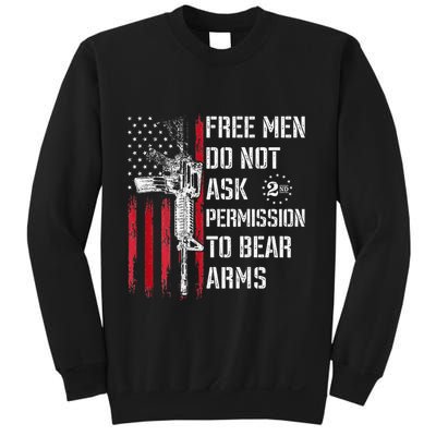 Free Do Not Ask Permission To Bear Arms Sweatshirt