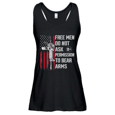 Free Do Not Ask Permission To Bear Arms Ladies Essential Flowy Tank