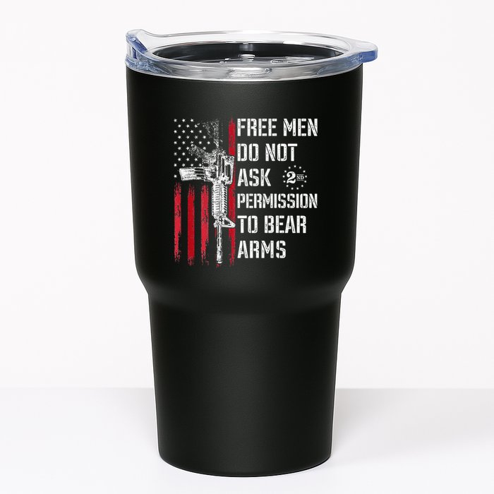 Free Do Not Ask Permission To Bear Arms Tumbler