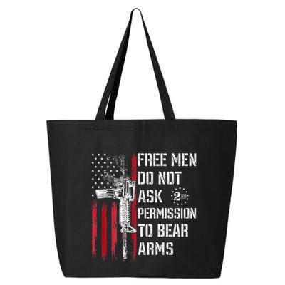 Free Do Not Ask Permission To Bear Arms 25L Jumbo Tote