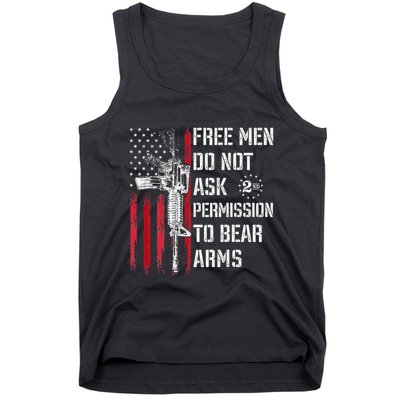Free Do Not Ask Permission To Bear Arms Tank Top