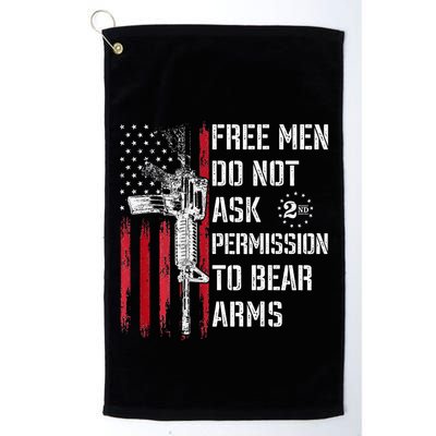Free Do Not Ask Permission To Bear Arms Golf Towel