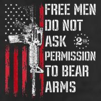 Free Do Not Ask Permission To Bear Arms Microfiber Hand Towel