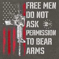 Free Do Not Ask Permission To Bear Arms Cotton Canvas Backpack