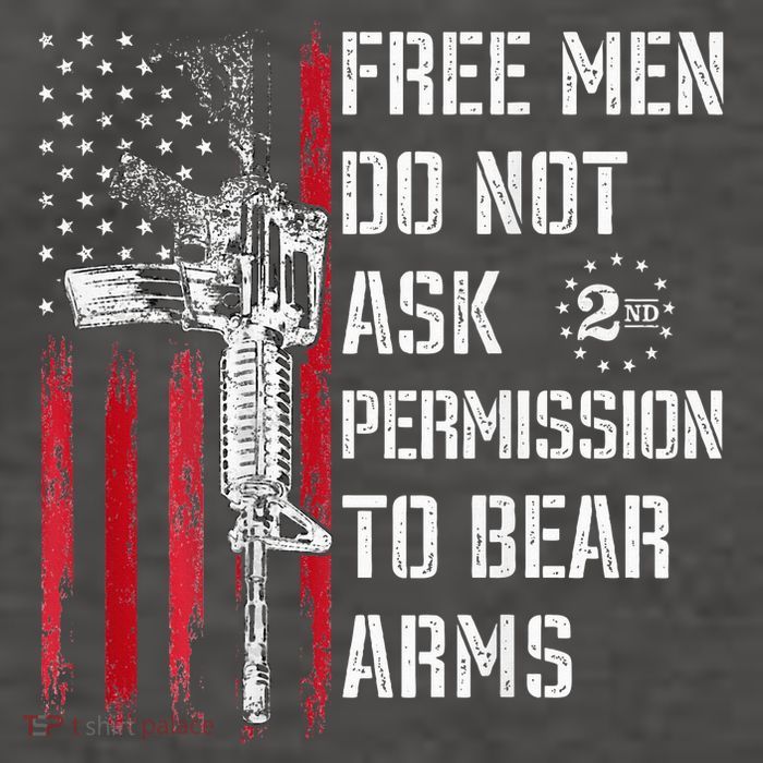 Free Do Not Ask Permission To Bear Arms Vector Backpack