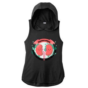 Funny Dialysis Nurse Cute Ney Nurse For Mom Gift Ladies PosiCharge Tri-Blend Wicking Draft Hoodie Tank