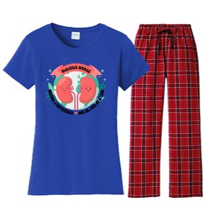 Funny Dialysis Nurse Cute Ney Nurse For Mom Gift Women's Flannel Pajama Set