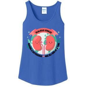 Funny Dialysis Nurse Cute Ney Nurse For Mom Gift Ladies Essential Tank