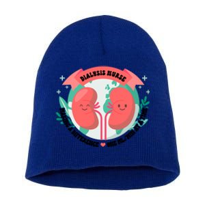 Funny Dialysis Nurse Cute Ney Nurse For Mom Gift Short Acrylic Beanie