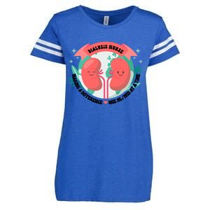 Funny Dialysis Nurse Cute Ney Nurse For Mom Gift Enza Ladies Jersey Football T-Shirt