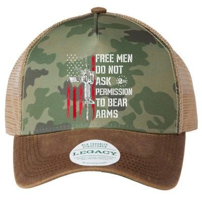 Free Do Not Ask Permission To Bear Arms Pro 2a Legacy Tie Dye Trucker Hat