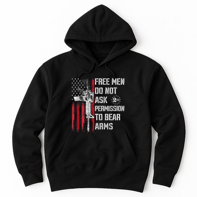 Free Do Not Ask Permission To Bear Arms Pro 2a Hoodie