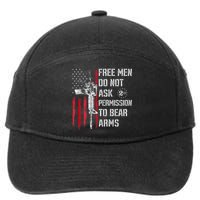 Free Do Not Ask Permission To Bear Arms Pro 2a 7-Panel Snapback Hat