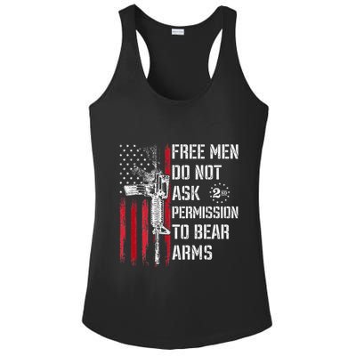 Free Do Not Ask Permission To Bear Arms Pro 2a Ladies PosiCharge Competitor Racerback Tank