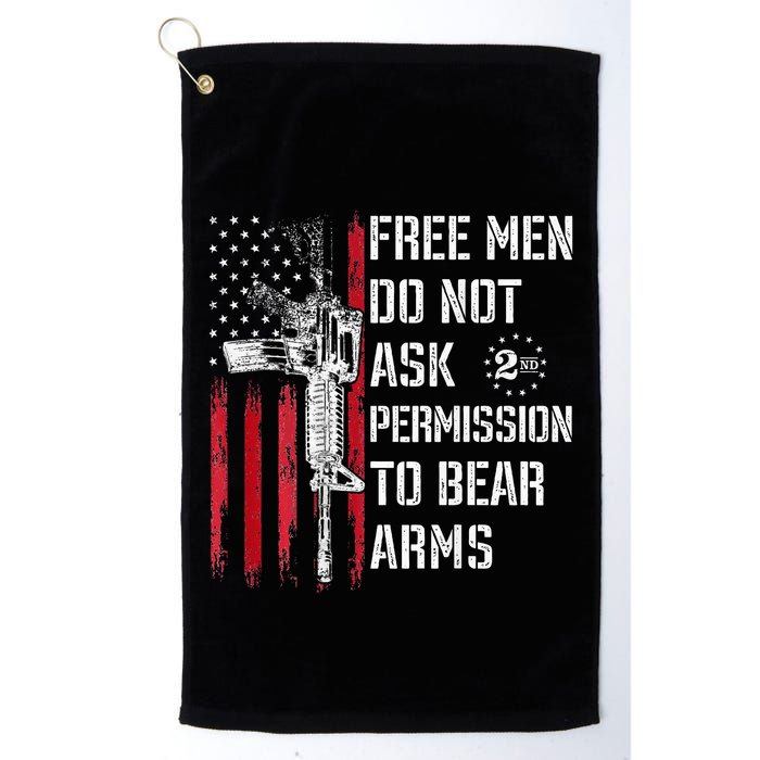 Free Do Not Ask Permission To Bear Arms Pro 2a Golf Towel