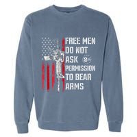 Free Do Not Ask Permission To Bear Arms Pro 2a Garment-Dyed Sweatshirt