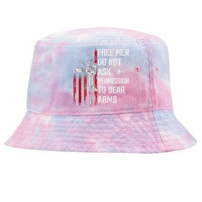 Free Do Not Ask Permission To Bear Arms Pro 2a Tie-Dyed Bucket Hat