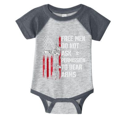 Free Do Not Ask Permission To Bear Arms Pro 2a Infant Baby Jersey Bodysuit