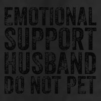 Funny Do Not Pet Emotional Support Husband Adult Drive Performance Visor