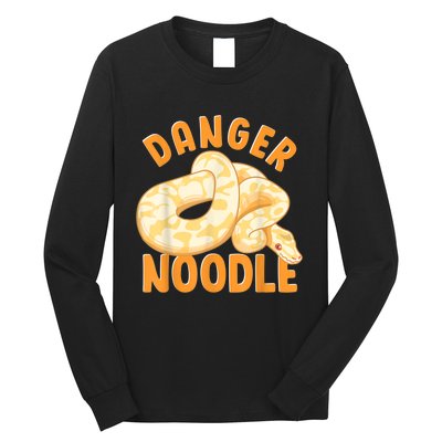 Funny Danger Noodle Snake Boy Snakes Meme Ball Python Long Sleeve Shirt