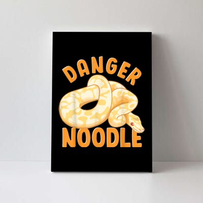 Funny Danger Noodle Snake Boy Snakes Meme Ball Python Canvas