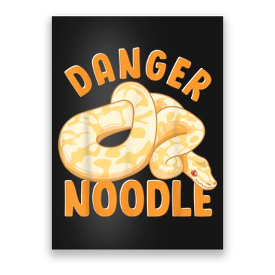 Funny Danger Noodle Snake Boy Snakes Meme Ball Python Poster