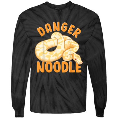 Funny Danger Noodle Snake Boy Snakes Meme Ball Python Tie-Dye Long Sleeve Shirt