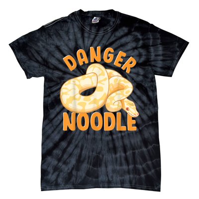 Funny Danger Noodle Snake Boy Snakes Meme Ball Python Tie-Dye T-Shirt