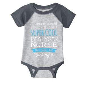 Funny Dialysis Nurse Design Appreciation Gifts Infant Baby Jersey Bodysuit