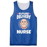 Future Delivery Nurse Meaningful Gift Mesh Reversible Basketball Jersey Tank