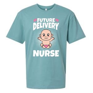 Future Delivery Nurse Meaningful Gift Sueded Cloud Jersey T-Shirt