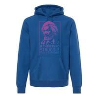 Frederick Douglas No Struggle Progress Black History Gift Premium Hoodie